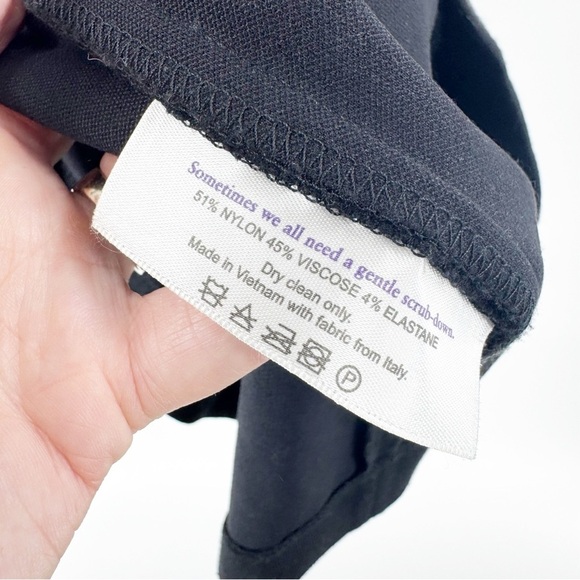 ✅ M.M. LAFLEUR BLACK CREW NECK SHEATH DRESS SIZE 4 - Picture 4 of 7